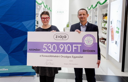 Borítókép: Együtt egy nemes célért – a Koraszülöttekért Országos Egyesületet támogatta a Ziaja Magyarország