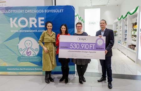Borítókép: Együtt egy nemes célért – a Koraszülöttekért Országos Egyesületet támogatta a Ziaja Magyarország