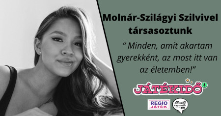 Borítókép: Molnár-Szilágyi Szilvi: "Minden, amit akartam gyerekként, az most itt van az életemben!" - podcast beszélgetés