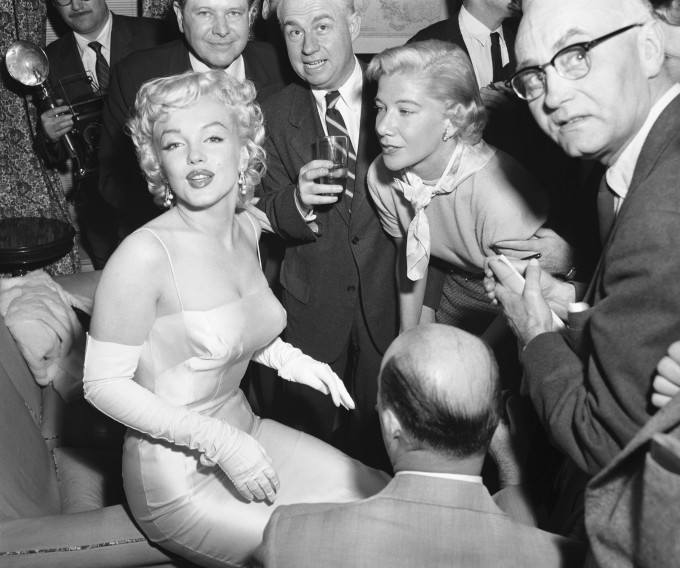Marilyn Monroe pillanatok alatt képes volt magára irányítani az őt körülvevők figyelmét.