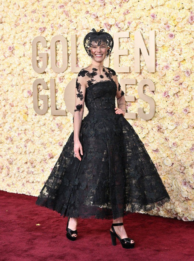 Rosamund Pike a 2024-es Golden Globe-díjátadón.