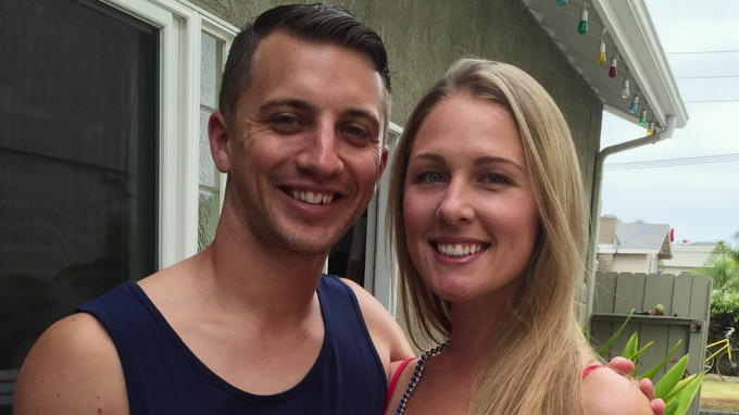 Az Igazi amerikai rémálom két szereplője, Denise Huskins és Aaron Quinn.
