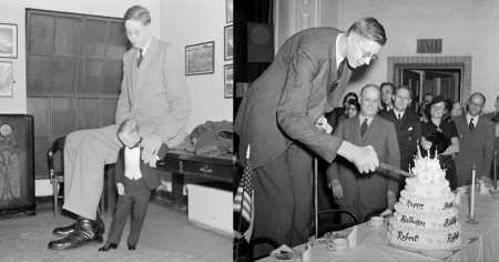 Borítókép: 106 évvel ezelőtt született a valaha élt legmagasabb ember: Robert Wadlow 2,72 méter volt