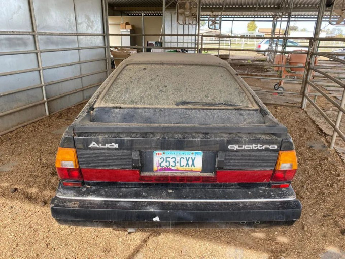 Audi Quattro hátulról