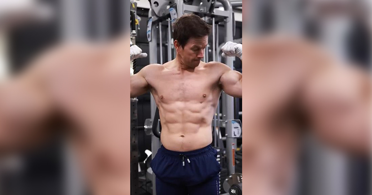 Mark Wahlberg edzés közben