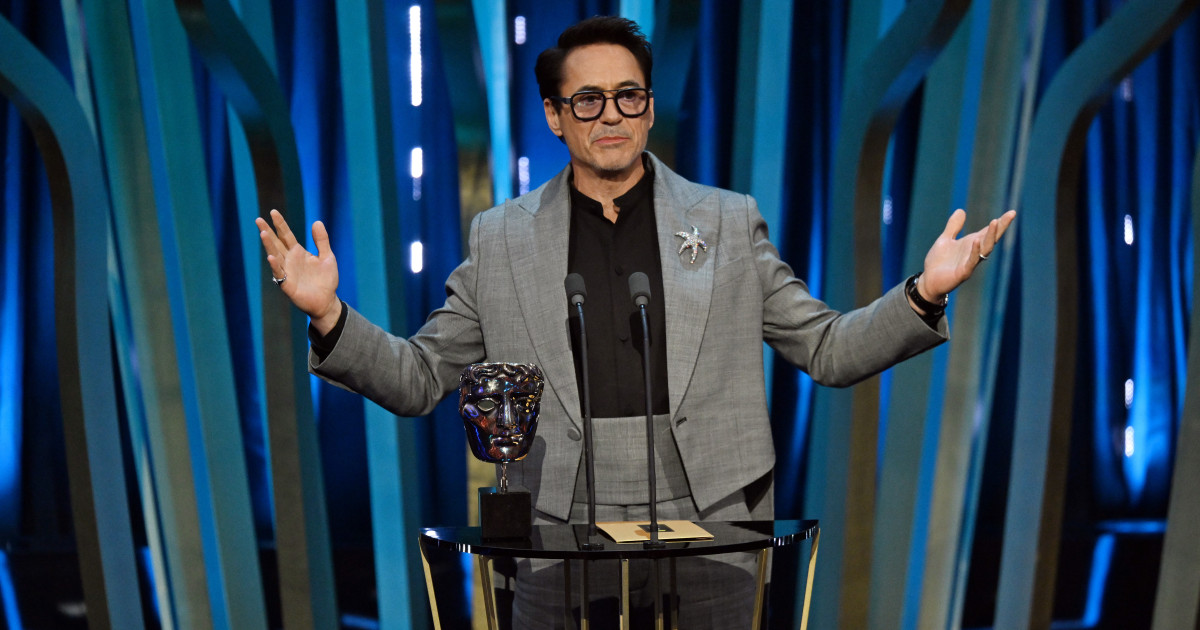 Robert Downey Jr a BAFTA gálán