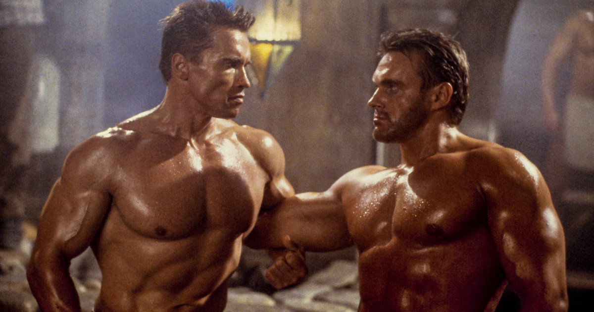 Schwarzenegger a Vörös zsaru című filmben