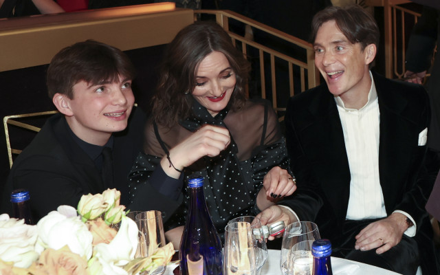 Cillian Murphy nagyon büszke mindkét fiára, Aran még a Golden Globe-díjátadóra is elkísérte édesapját.