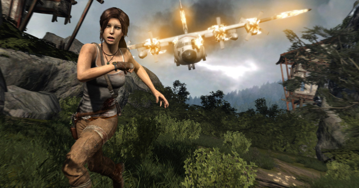 Képkocka a Tomb Raider egyik részéből