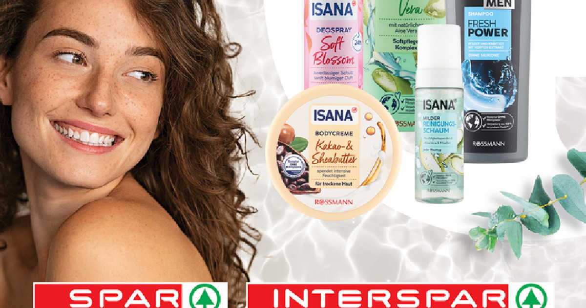 Megérkezett a SPAR üzletekbe az ISANA kozmetikai termékcsalád