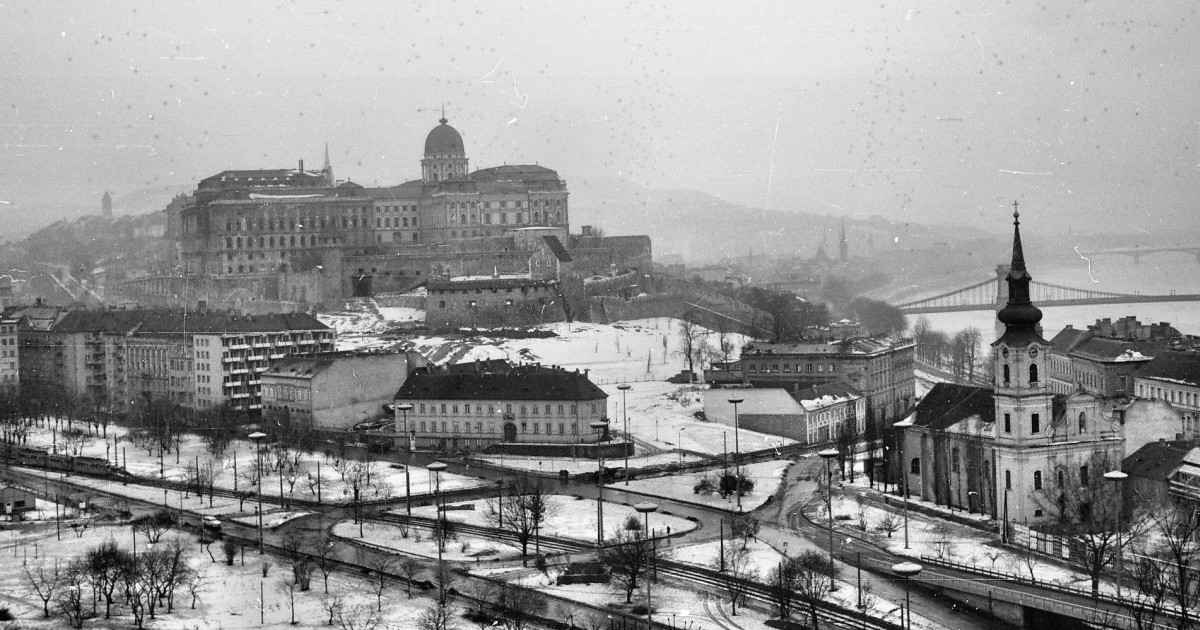 A téli Budapest régen - hangulatos képek a fővárosról