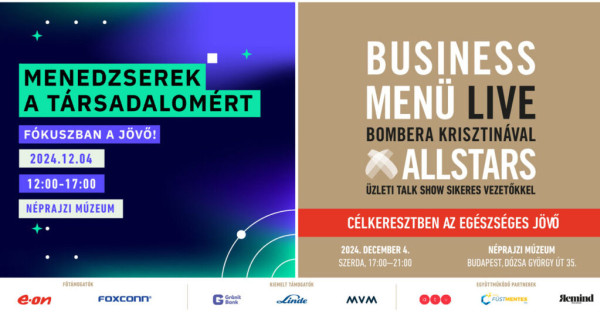 Borítókép: Programajánló: December 4-én a hazai vezetők az egészséges jövőt helyezik fókuszba