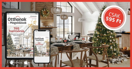 Borítókép: Téli harmónia - megjelent az Otthonok&Megoldások Magazin legfrissebb lapszáma