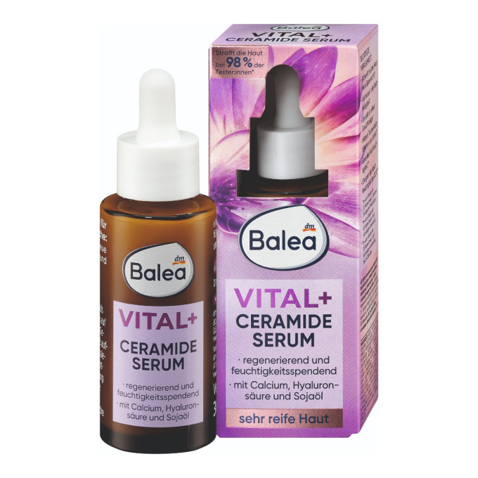 Balea VITAL+ intenzív arcápoló szérum ceramidokkal