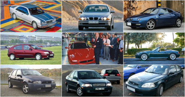 Borítókép: Mintha csak tegnap lett volna! 15 ikonikus autó, ami idén már 30 éves lesz