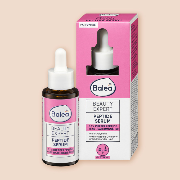 Balea Peptides arcszérum Beauty Expert, 0,1% rézpeptidekkel és 0,2% hialuronnal, 30 mlKattints a képre és tudj meg többet!