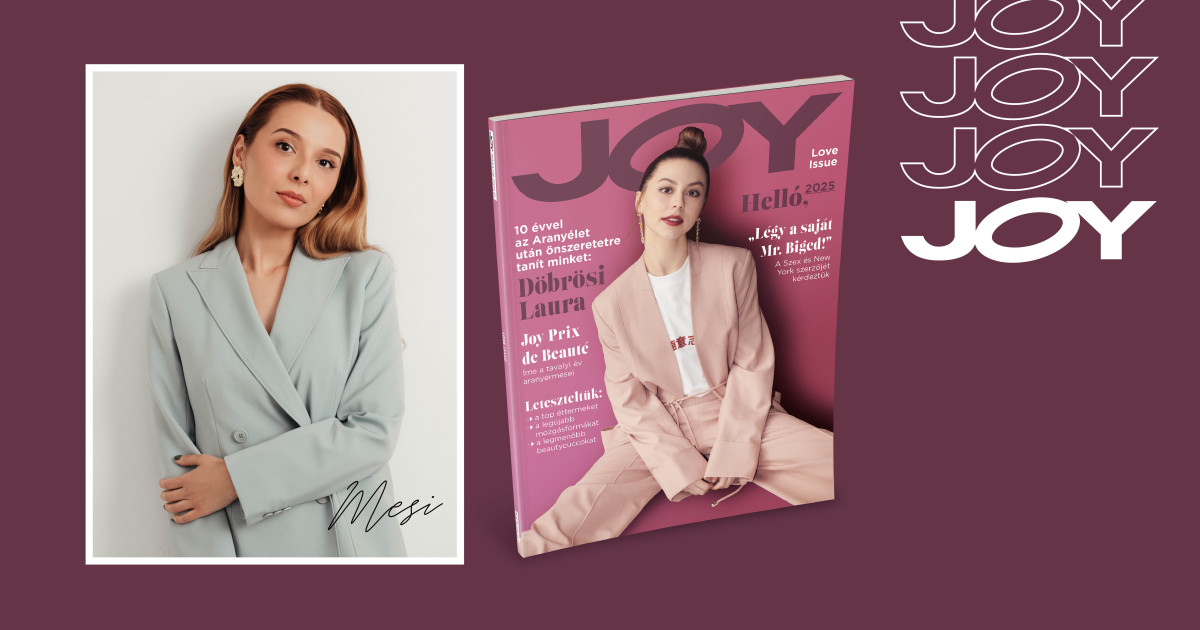 Megjelent a JOY tavaszi, TESZTER lapszáma, címlapon Döbrösi Laurával, limitált számban beauty tesztertermékekkel kapható!