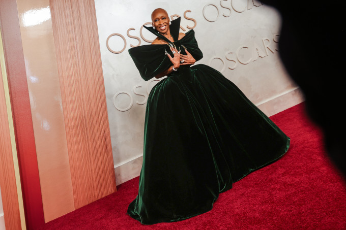 Cynthia Erivo a megtestesült Elphaba-core a 2025-ös Oscar-átadón.