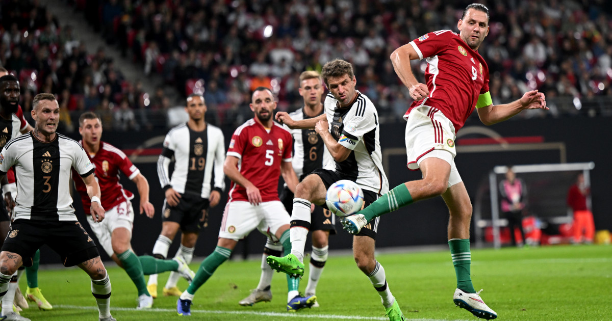 Szalai Ádám sarkazós gólja a németek ellen