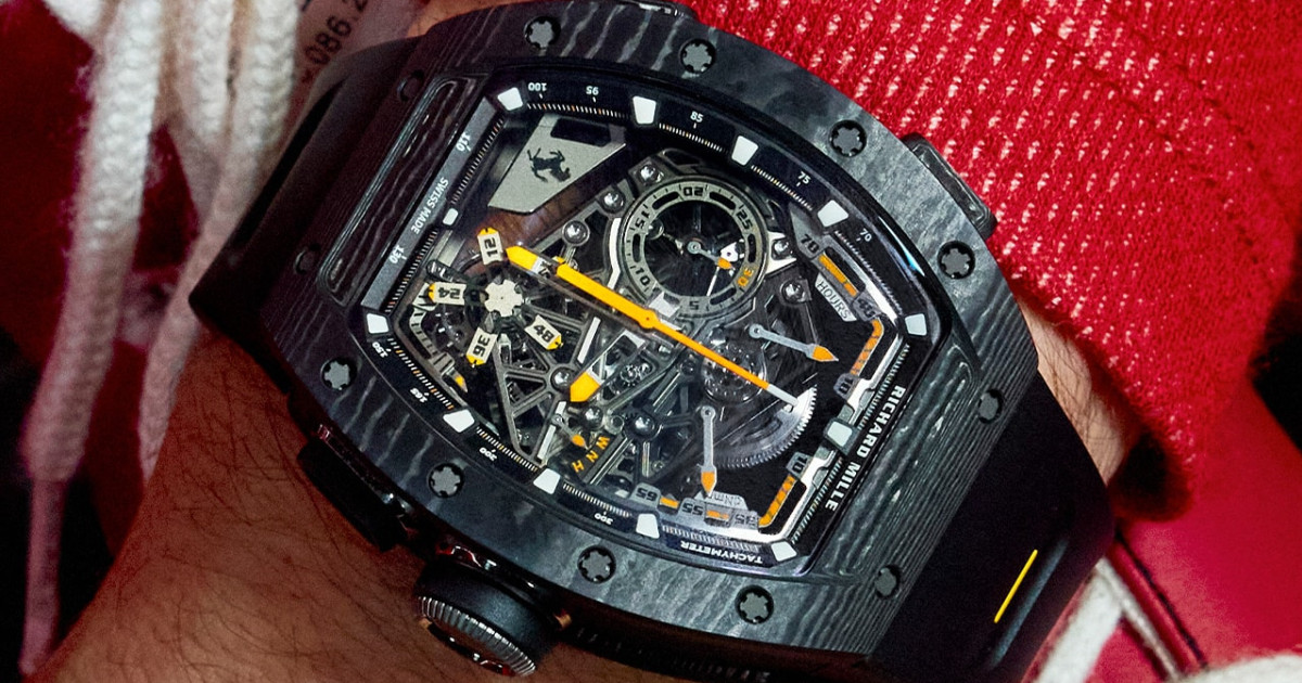 Extravagáns csoda a Richard Mille új Ferrari-órája