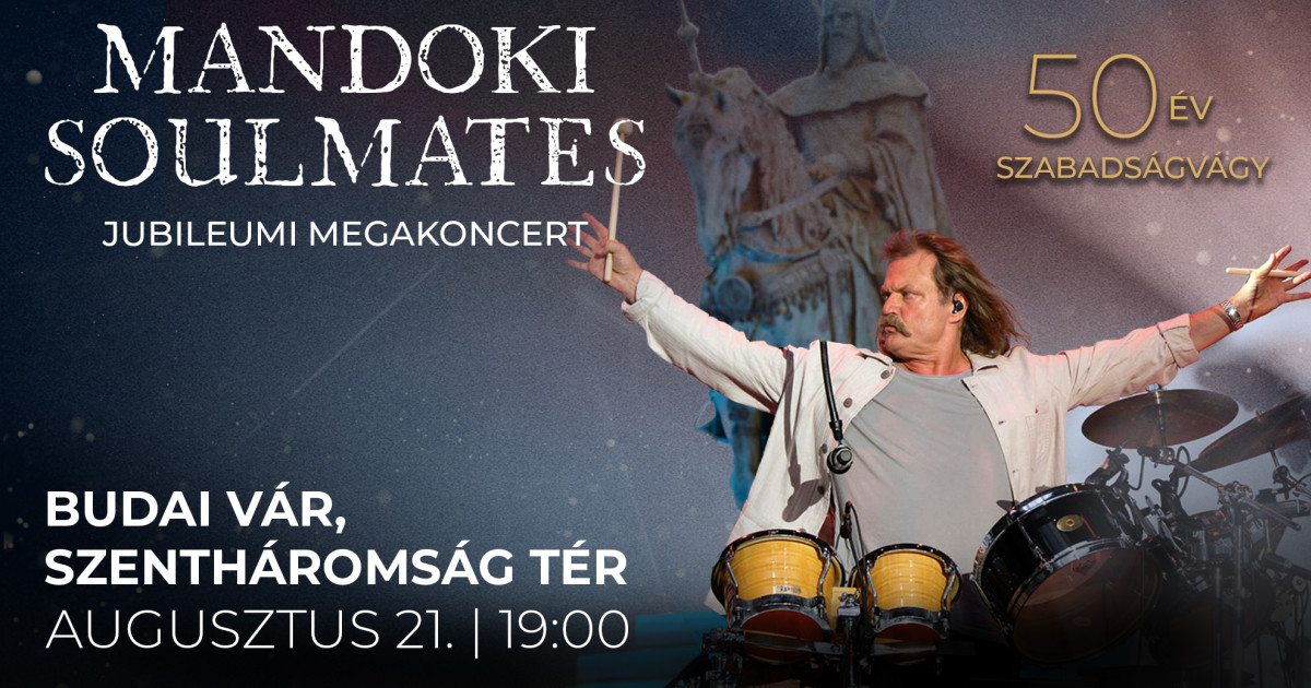 Borítókép: 50 Év Szabadságvágy – Mandoki Soulmates megakoncert