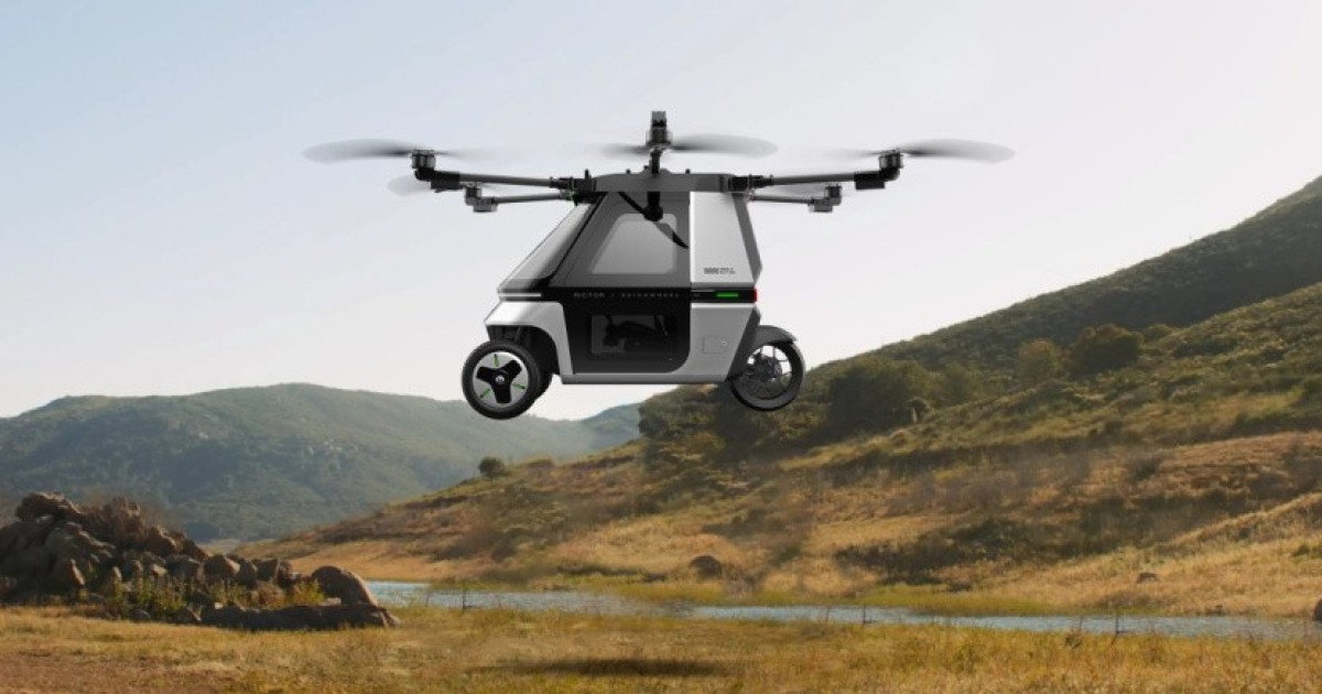 Skyrider X6 a levegőben