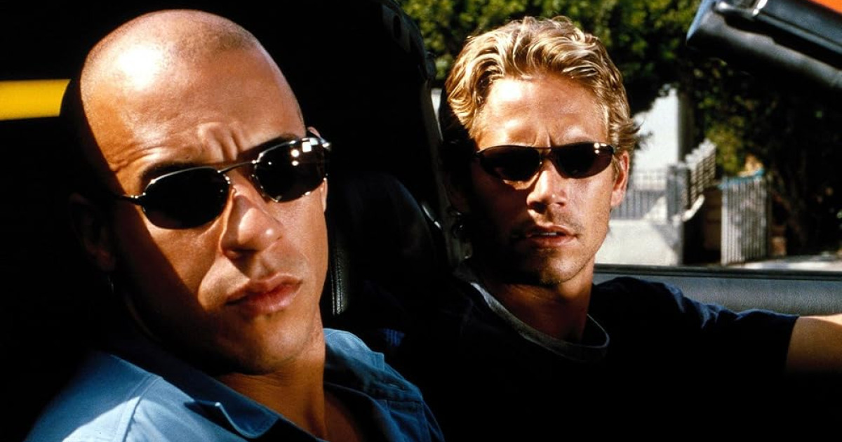Vin Diesel és Paul Walker az első Halálos iramban filmben