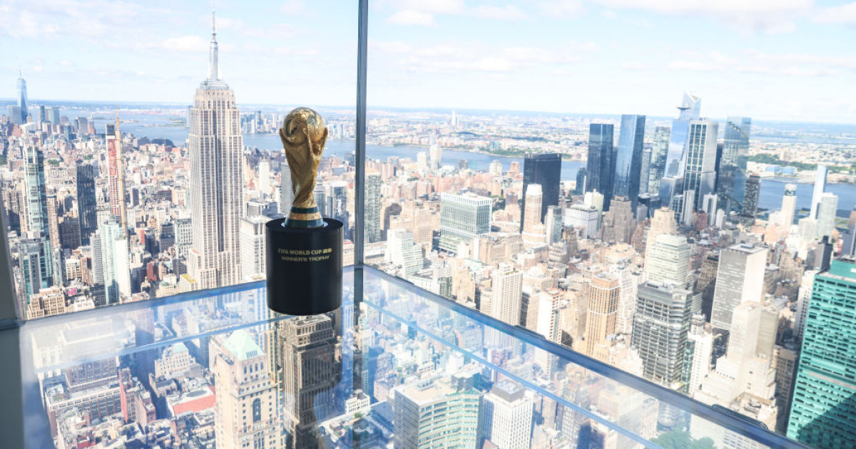 Világbajnoki trófea New Yorkban