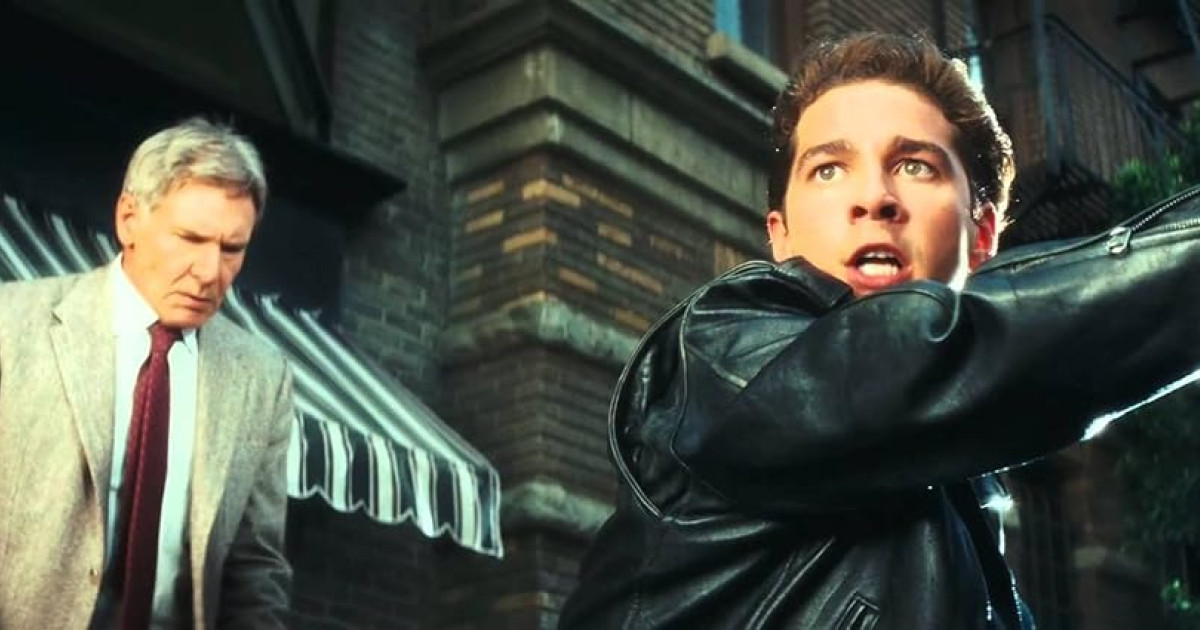 Shia LaBeouf és Harrison Ford