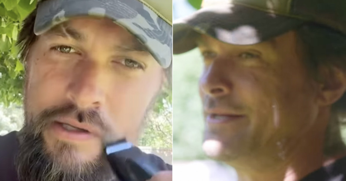 Képkocka Jason Momoa videójából