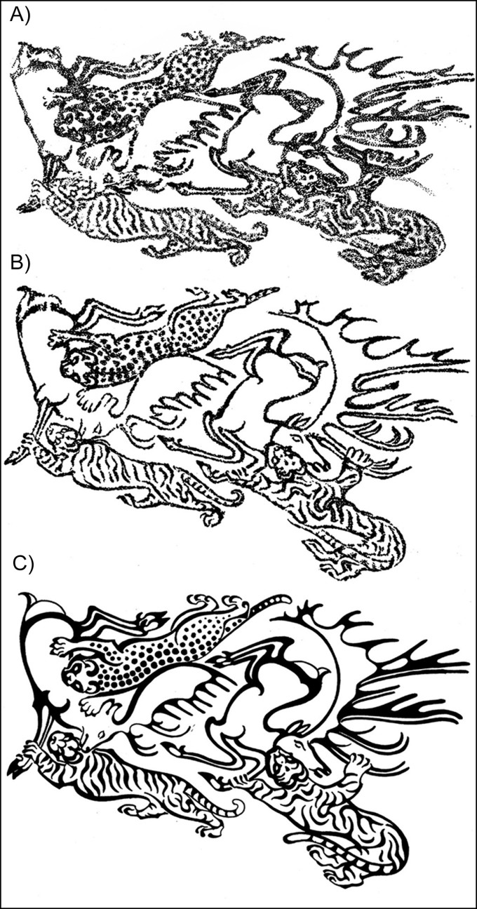 A paziriki jégmúmia leopárdos-szarvasos tetoválása