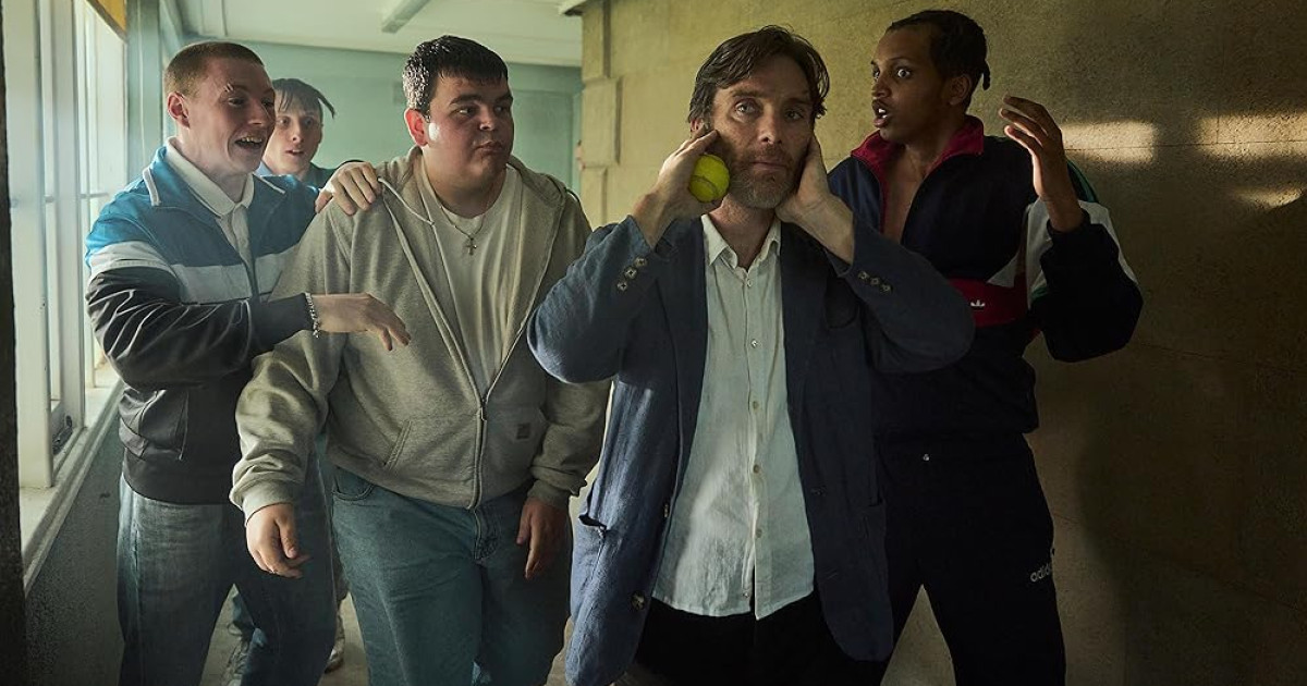 Cillian Murphy szakállal a Steve című filmben