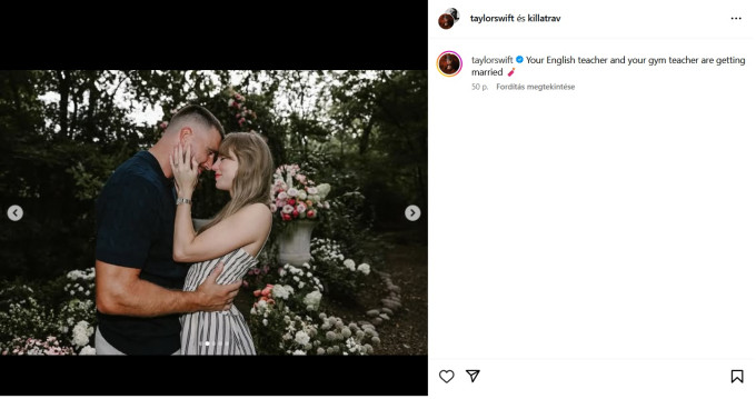 Taylor Swift igent mondott Travis Kelce-nek!
