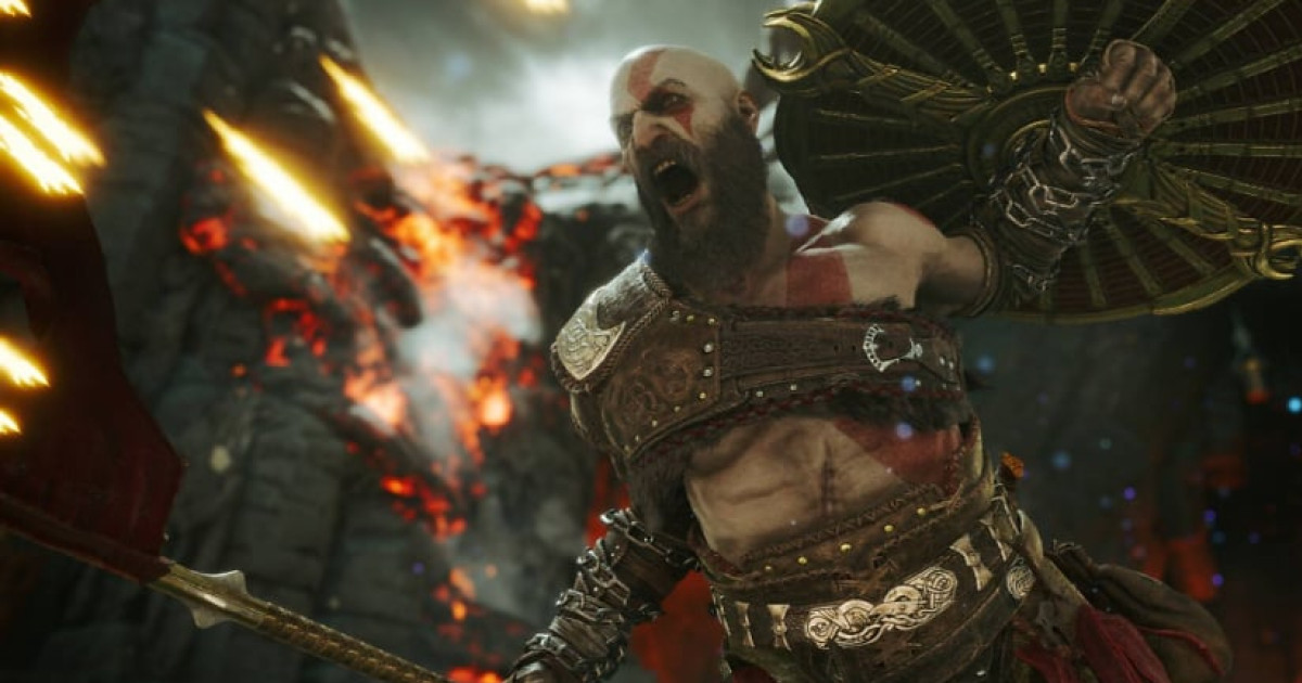 Képkocka a God of War: Ragnarökből