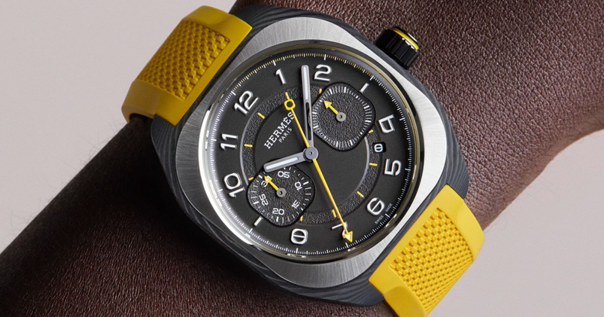 Hermés H08 Chronograph „Jaune de Naples” karóra