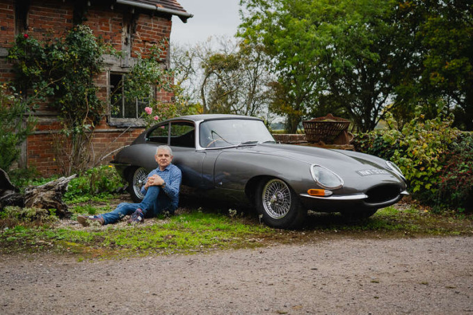 Rowan Atkinson Jaguar E-Type-ja