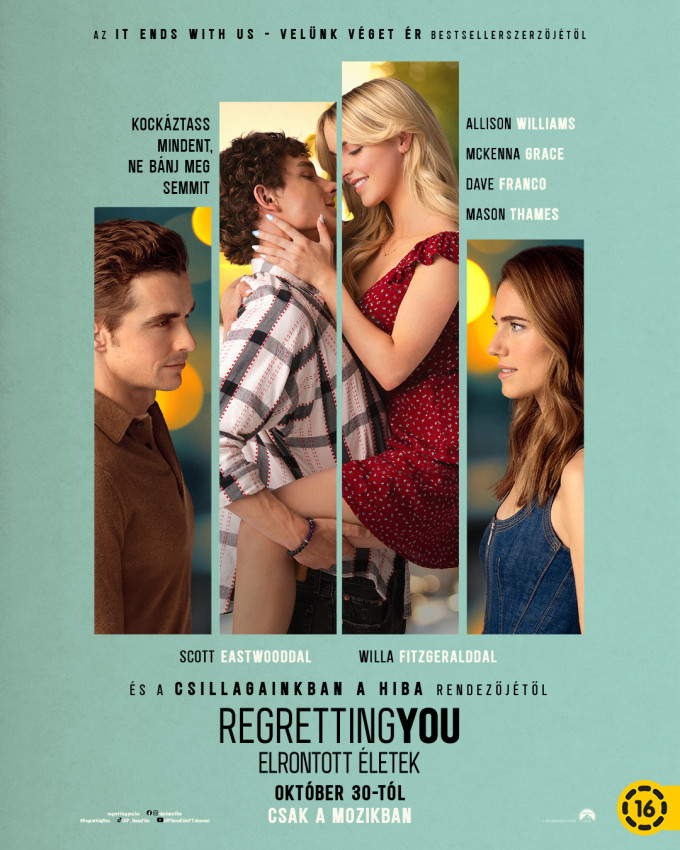 A Regretting You – Elrontott életek október 30-tól debütál a mozikban Allison Williams és Mckenna Grace főszereplésével!