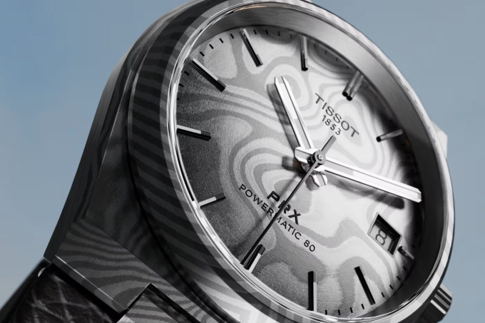 Tissot PRX Powermatic 80 Damascus Steel