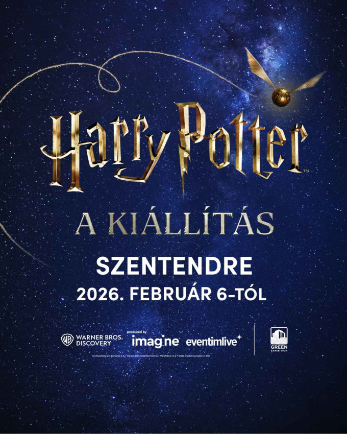 A Harry Potter™: A Kiállítás következő állomása Magyarországon, Budapest mellett, Szentendrén lesz, február 6-tól.