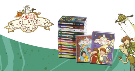 Borítókép: Ifjúsági regénysorozat a barátságról és a közösségről – Mágikus állatok iskolája