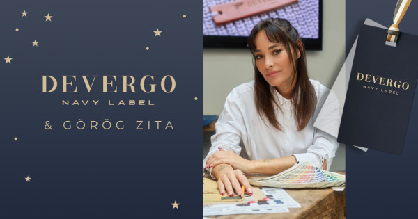 Borítókép: Görög Zita új fejezetet hoz a Devergo életében – a Navy Label a márka megújulásának központi eleme