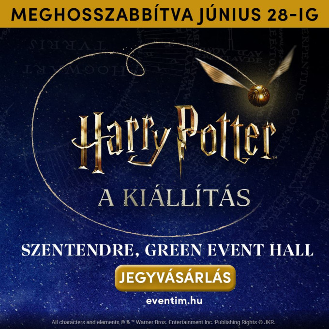 A Harry Potter™: A kiállítás június 28-ig látogatható Szentendrén!