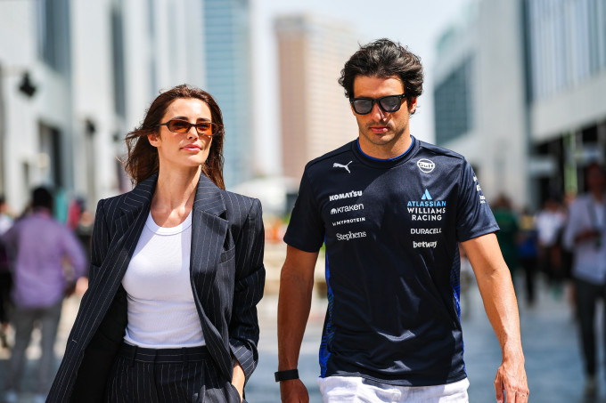 Carlos Sainz és Rebecca Donaldson