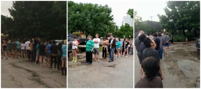 Borítókép: Hosszú sorokban álltak a texasiak, hogy ideiglenesen befogadhassanak kutyákat