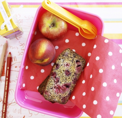 Borítókép: Banános–málnás szelet