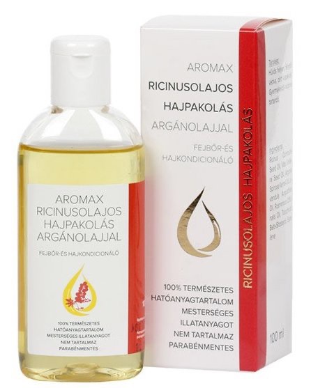 Ricinusolajos hajpakolás argánolajjal