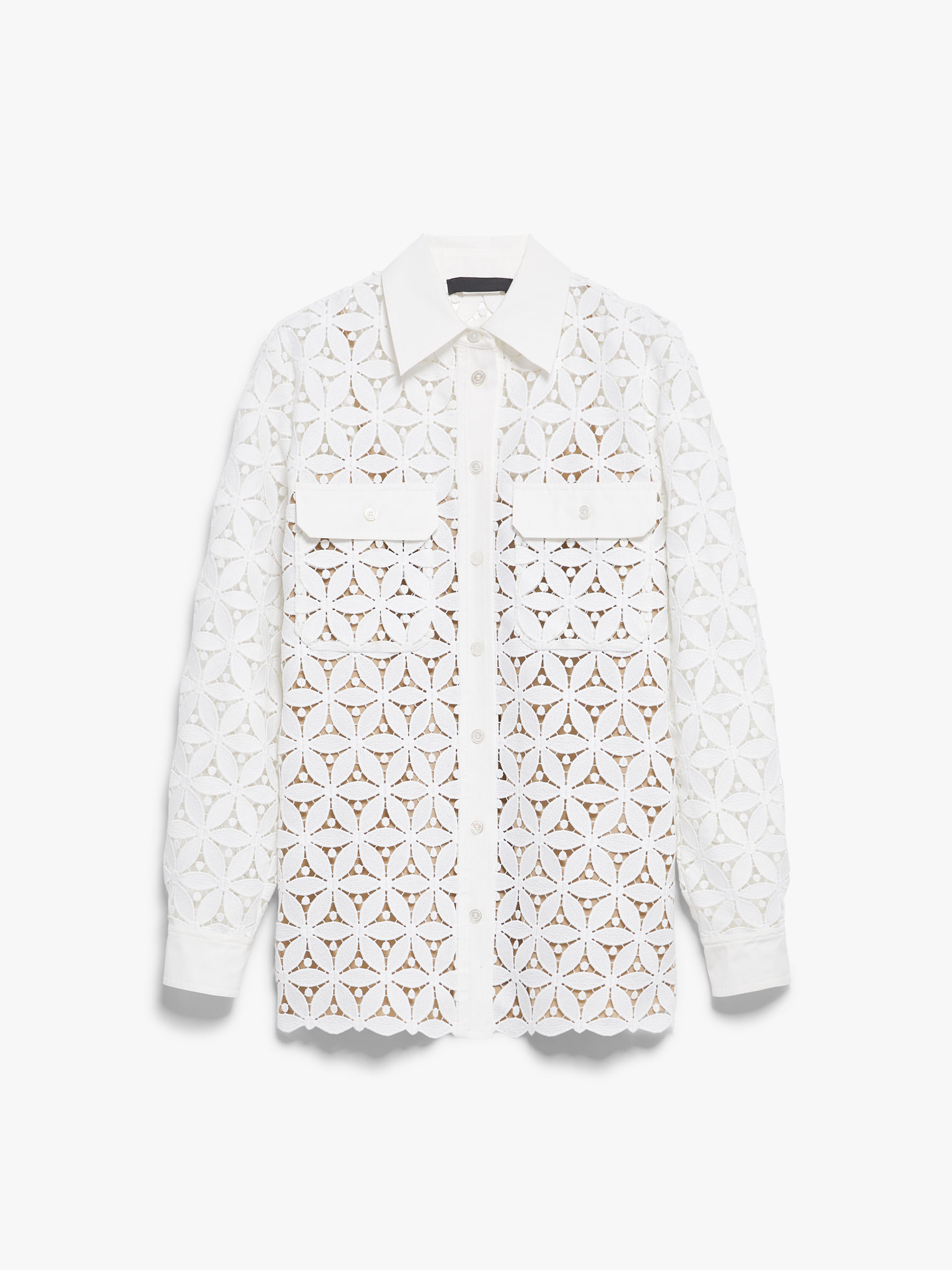 Áttetsző fehér ing